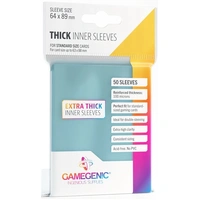 Gamegenic Thick Inner Sleeves - Size Code INNER - (64mm x 89mm) (50 Sleeves Per Pack)