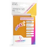 Gamegenic Prime Japanese Sized Sleeves - Size Code PINK - Sleeve Colour Orange (62mm x 89mm) (60 Sleeves Per Pack)