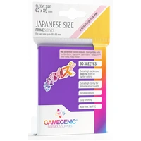 Gamegenic Prime Japanese Sized Sleeves - Size Code PINK - Sleeve Colour Purple (62mm x 89mm) (60 Sleeves Per Pack)