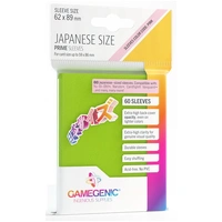 Gamegenic Prime Japanese Sized Sleeves - Size Code PINK - Sleeve Colour Lime (62mm x 89mm) (60 Sleeves Per Pack)