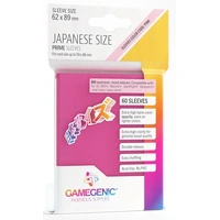 Gamegenic Prime Japanese Sized Sleeves - Size Code PINK - Sleeve Colour Pink (62mm x 89mm) (60 Sleeves Per Pack)