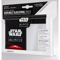 Gamegenic Star Wars Unlimited Art Sleeves Double Sleeving Pack - Space Red