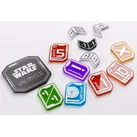 Gamegenic Star Wars Unlimited Acrylic Tokens PRO