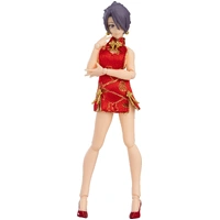 Figma Styles Figma Female Body (Mika) with Mini Skirt Chinese Dress Outfit