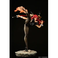 Fairy Tail Erza Scarlet High Kick Version Black Bunny 1/6 Scale