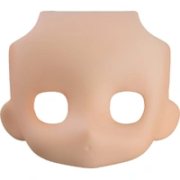 Nendoroid Doll Customizable Face Plate Narrowed Eyes without Makeup (Peach)