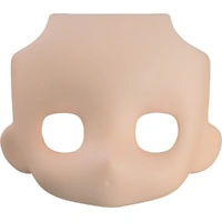 Nendoroid Doll Customizable Face Plate Narrowed Eyes without Makeup (Cream)