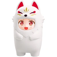 Nendoroid More Kigurumi Face Parts Case (White Kitsune)