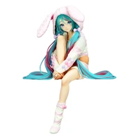 Hatsune Miku Noodle Stopper Figure Rabbit Ear Hood Pajama