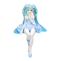 Hatsune Miku Noodle Stopper Figure Flower Fairy Nemophila Pail Blue Color Version