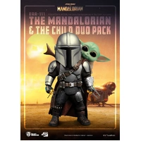 Beast Kingdom Egg Attack Action Star Wars the Mandalorian & The Child Duo Pack