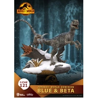 Beast Kingdom D Stage Jurassic World Dominion Blue & Beta