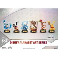 Beast Kingdom Mini D Stage Disney 100 Years of Wonder Disney Alphabet Art Series Set (6 in the Assortment)