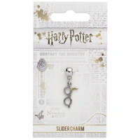 Harry Potter Silver Plated Slider Charm Lightning Bolt with Glasses