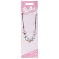 Barbie Necklace Enamel Letter Name