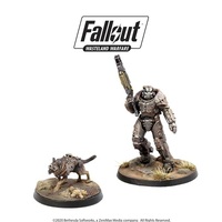 Fallout Wasteland Warfare - X-01 Survivor and Dogmeat