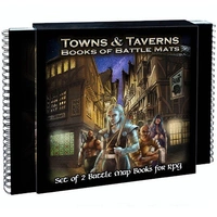 Book of Battle Mats - Towns & Taverns