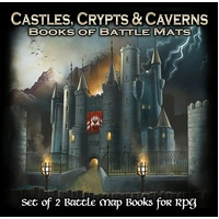 Books of Battle Maps Castles Crypts & Caverns 