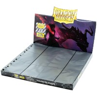 Dragon Shield: Non-Glare Binder Pages – 24-Pocket Display – Black