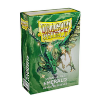 Dragon Shield: Japanese Size Sleeves – Matte – Emerald