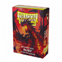 Dragon Shield: Japanese Size Sleeves – Matte – Ruby