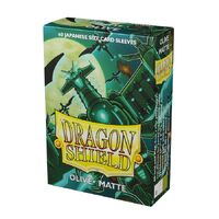 Dragon Shield: Japanese Size Sleeves – Matte – Olive