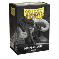 Dragon Shield: Non-Glare Sleeves – Matte – Black