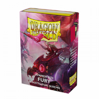 Dragon Shield: Japanese Size Sleeves – Matte Dual – Fury (Alaric, Crimson King)