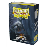 Dragon Shield: Japanese Size Sleeves – Matte Dual – Justice