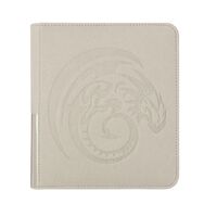 Dragon Shield: Small Zipster Binder – Ashen White