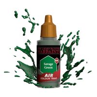 Army Painter - Warpaints Air - Savage Green Acrylic Paint 18ml