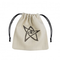 Q Workshop - Call Of Cthulhu Dice Bag Beige And Black