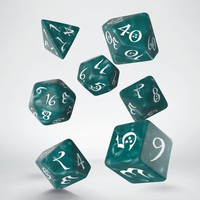 Q Workshop - Classic RPG Stormy & White Dice Set 7