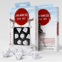 Japanese Dice Set Blue Star Lotus