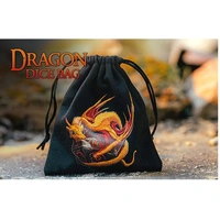 Dragon Black & Adorable Dice Bag