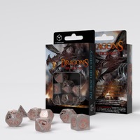 Q Workshop - Dragons Dice Set: Quartz Dice Set 7