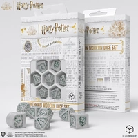 Harry Potter Slytherin Modern Dice - White