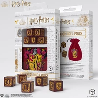 Harry Potter Gryffindor Dice and Pouch (5 x D6 dice)