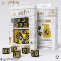 Harry Potter Hufflepuff Dice and Pouch (5 x D6 dice)