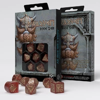 D7-Die Set Dice Dwarven Dice Set Jewels (7 Dice in Display)