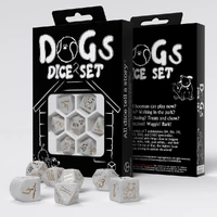 D7-Die Set Dice Dogs Dice Set Charlie (7 Dice in Display)