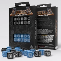 D6 Dice Fortress Compact D6 Black and Blue (20 Dice in Display)