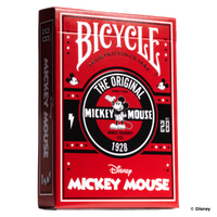 Bicycle Disney Classic Mickey (Red) Playing Cards Display (6)