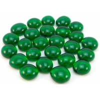 Gaming Stones Crystal Dark Green Stone (Qty 23-27) in 4" Tube