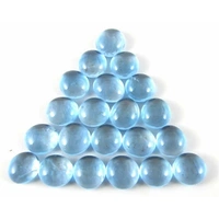 Gaming Stones Crystal Light Blue Glass Stones (Qty 23-27) in 4" Tube