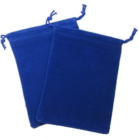 Dice Bag Suedecloth Small Royal Blue