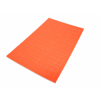 CHX 02703 Counter Sheet Orange 1/2" Squares (108)