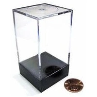 Plastic Figure Display Box - Medium Tall (2½" x 1½"x 1½")