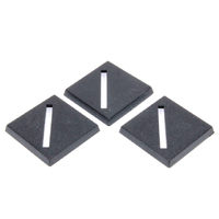 CHX 08608S 25mm Square Slotted Base Black (1)