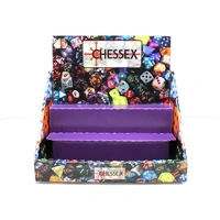 Chessex Dice Set Display in Shipping Box